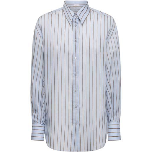 BRUNELLO CUCINELLI camicia in misto cotone