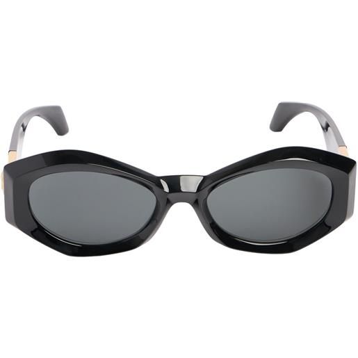 VERSACE oval acetate sunglasses