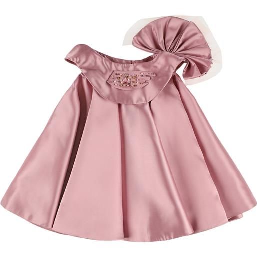 NIKOLIA taffeta dress w/ appliqué