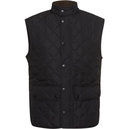 BARBOUR gilet lowerdale in cotone trapuntato