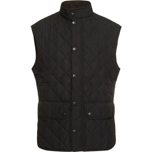 BARBOUR gilet lowerdale in cotone trapuntato