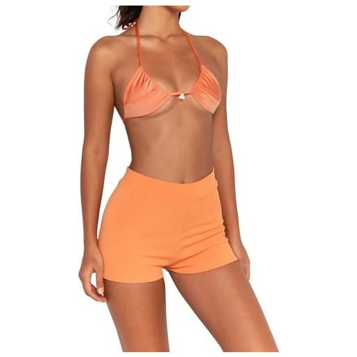 FAE honey top mars, extra large bikini, orange, xl women's