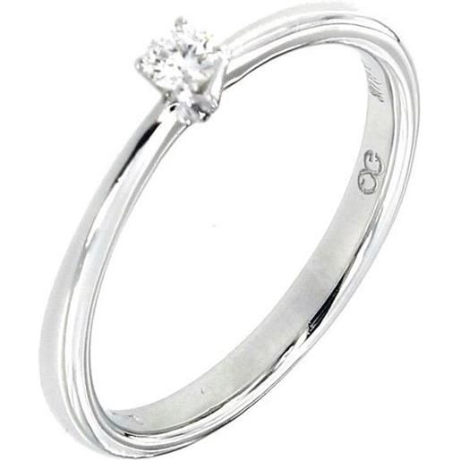 Golay anello solitario con diamante