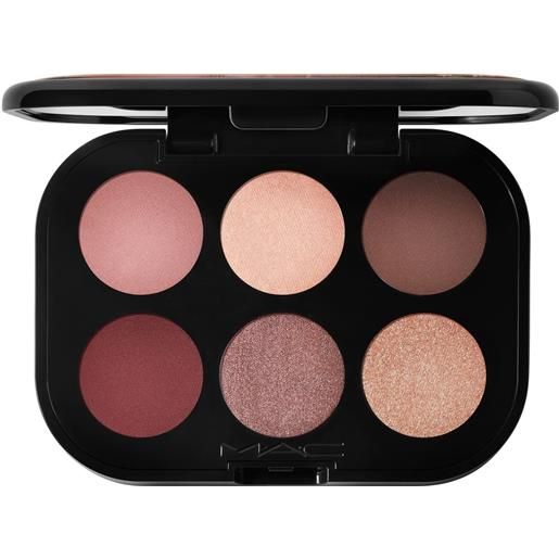 MAC connect in colour eye shadow palette: embedded in burgundy 6.25g palette occhi, ombretto compatto