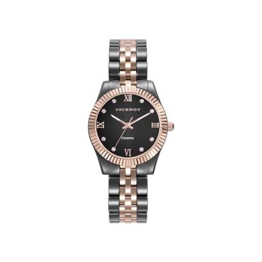 Viceroy - orologio acciaio ip rosa e ceramica bracciale signora va - 41124-53