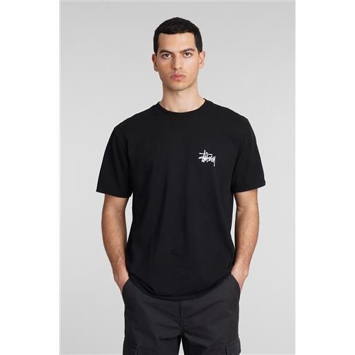 Stussy t-shirt in cotone nero