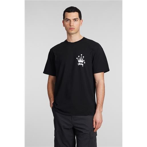 Stussy t-shirt in cotone nero