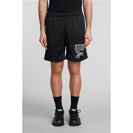 Stussy shorts in poliestere nera
