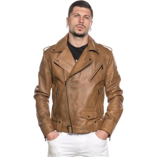 Leather Trend chiodo tre tasche - chiodo uomo cuoio in vera pelle