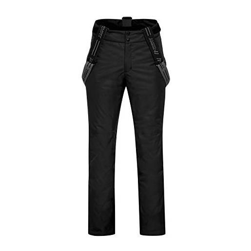 Maier sports corban t, pantaloni da sci uomo, nero, 26