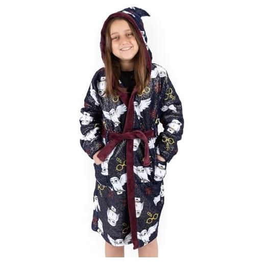 Harry Potter dressing gown kids red o blue opzioni pigiama robe 9-10 anni