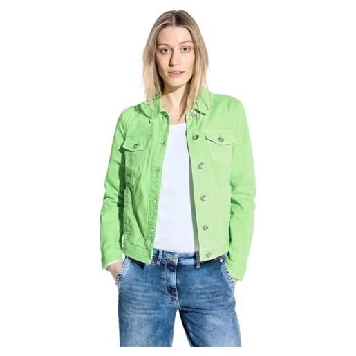 Cecil b212154 giacca di jeans di colore, lime matcha, m donna