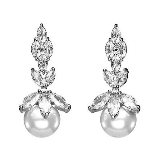 Ottaviani orecchini pendente donna Ottaviani elegance in acciaio - perle, zirconi