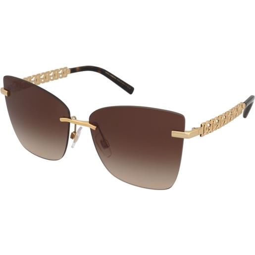 Dolce & Gabbana dg2289 02/13 | occhiali da sole graduati o non graduati | prova online | metallo | farfalla | oro | adrialenti