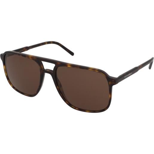 Dolce & Gabbana dg4423 502/73 | occhiali da sole graduati o non graduati | prova online | unisex | plastica | quadrati | havana, marrone | adrialenti