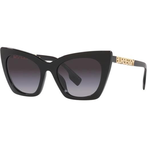 Burberry be4372u 30018g | occhiali da sole graduati o non graduati | plastica | cat eye | nero | adrialenti