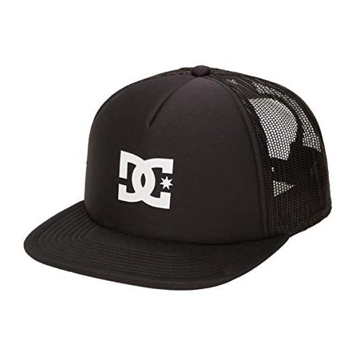 DC Shoes gas station-trucker cap for men, cappellino da baseball uomo, white/black, one size
