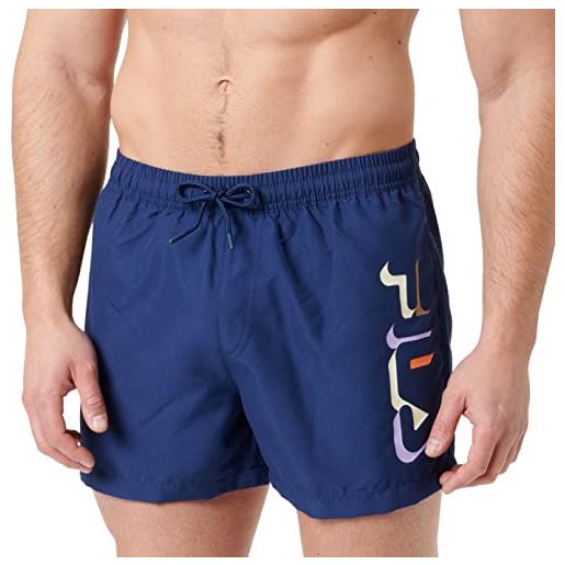 Fila sivas beach shorts costume a pantaloncino, medieval blue, s uomo
