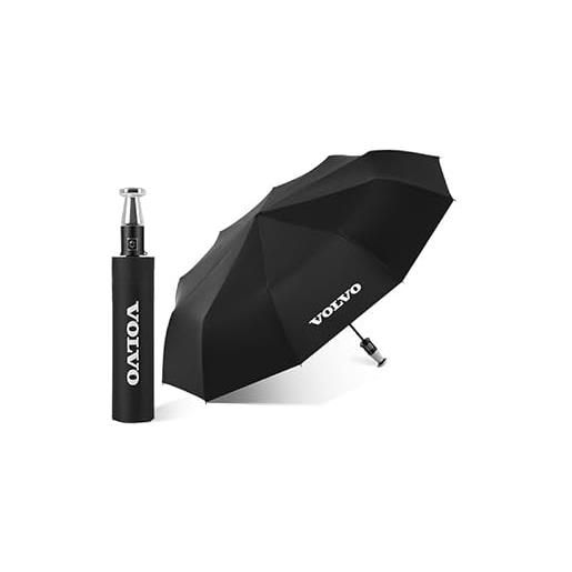 FOKAI ombrello portatile antivento, per volvo xc60 xc40 s60 s90 xc90 v60 v90 23 inches ombrello da viaggio compatto resistente impermeabile