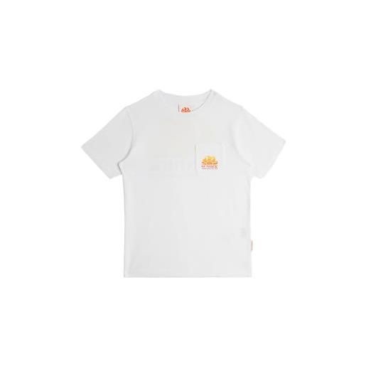 SUNDEK mini new herbert t-shirt bianca bambino bambino white b028tej7800 12a