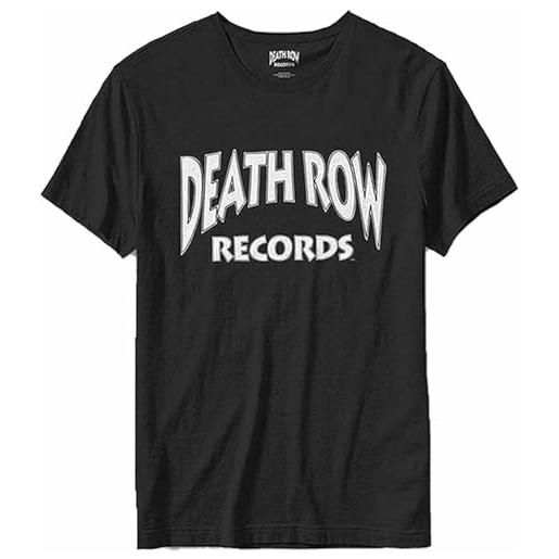 shem death row records - t-shirt con logo numero, nero , m