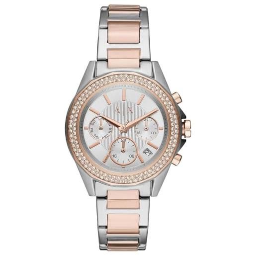 Armani exchange women quartz cronografo con braccialetto ax5653