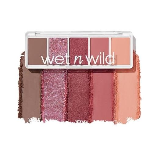 Wet n Wild, color icon 5-pan palette, palette di ombretti, 5 colori riccamente pigmentati per il trucco di tutti i giorni, formula a lunga durata e facile da sfumare, full bloomin'