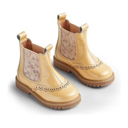 Wheat stivali chelsea champ con doppia gomma-unisex, scarpe da ginnastica bambini, 5310 limone, 34 eu