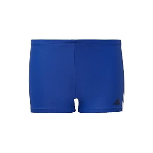 Adidas fit bx 3s y, costume da nuoto bambino, team royal blue/white, 5-6y