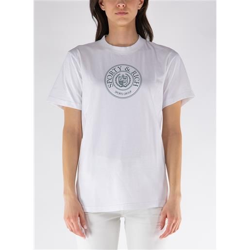 SPORTY&RICH t-shirt connecticut crest donna
