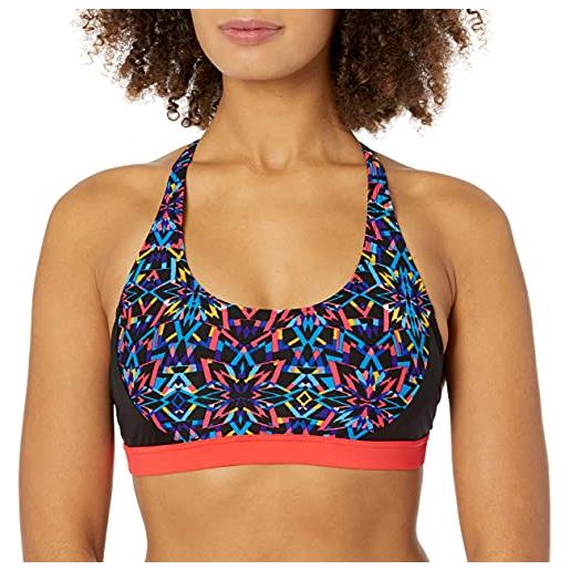TYR donna carnivale harlow top, donna, bhca7a, black/multicolor, l