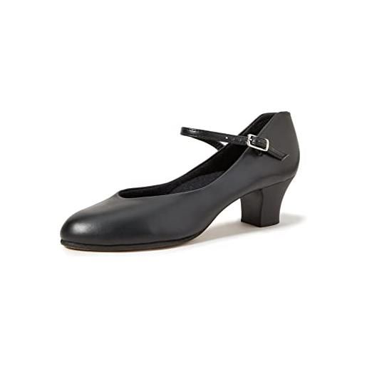 Capezio scarpe da donna junior footlight character, nero, 38.5 eu