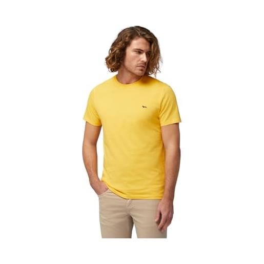 Harmont & Blaine t-shirt manica corta con logo a contrasto inl001021223 turchese