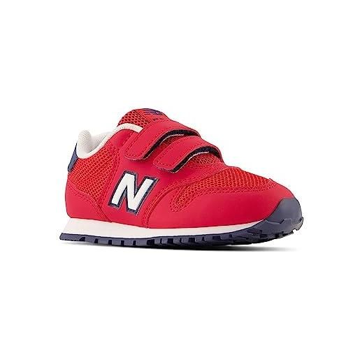New Balance 500 hook & loop, scarpe da ginnastica, rosso, 21 eu