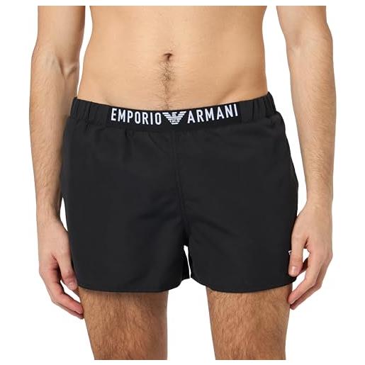Emporio Armani logoband swim boxer, boxer uomo, nero (black), 46