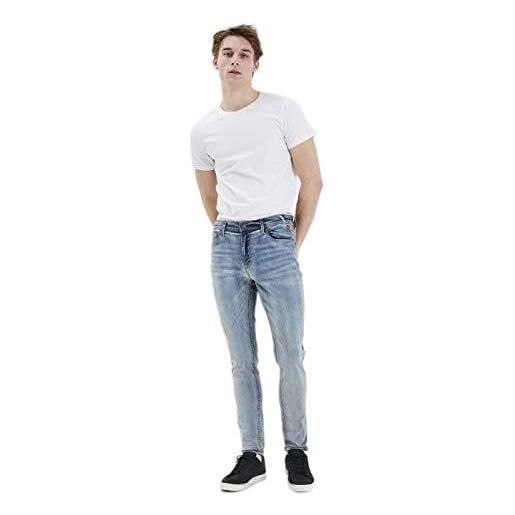 Blend twister jeans noos slim, blu (denim bleach blue 76198), w33/l32 (taglia produttore: 33/32) uomo