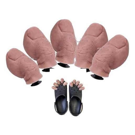 BHUJIA big toe croc charm accessori per le dita dei coccodrilli decorazione dell'alluce (5pcs)