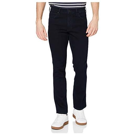 Wrangler greensboro jeans, nero (black back 77d), 30w / 32l uomo