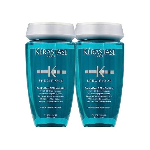 Kerastase shampoo bain vital dermo-calm 250ml in confezione da 2 pezzi 2x250ml