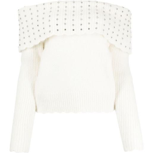 Needle & Thread maglione con spalle scoperte - toni neutri