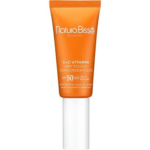 NATURA BISSÉ c+c dry touch sunscreen fluid spf30 solare anti-età antiossidante 30 ml