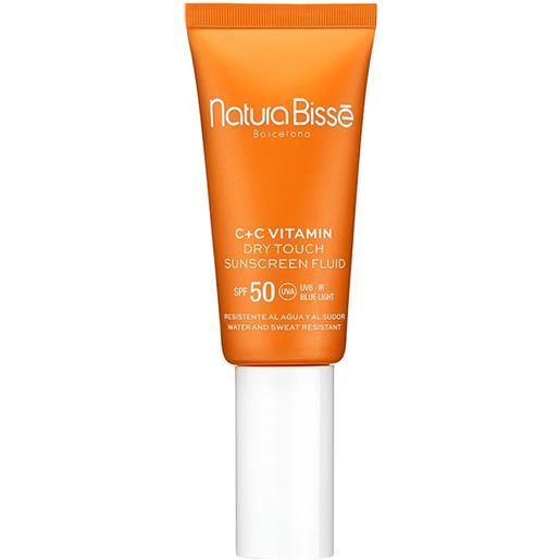 Natura Bissé c+c dry touch sunscreen fluid spf50 protezione solare anti-età antiossidante fluido