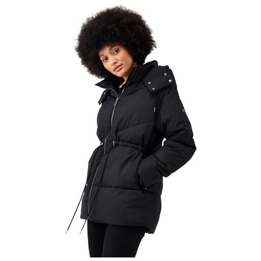Regatta giacca imbottita idrorepellente cappotto, nero, xs donna