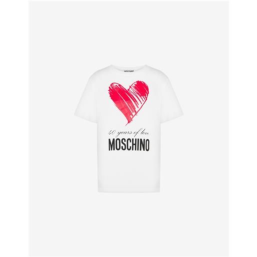 Moschino t-shirt in jersey 40 years of love