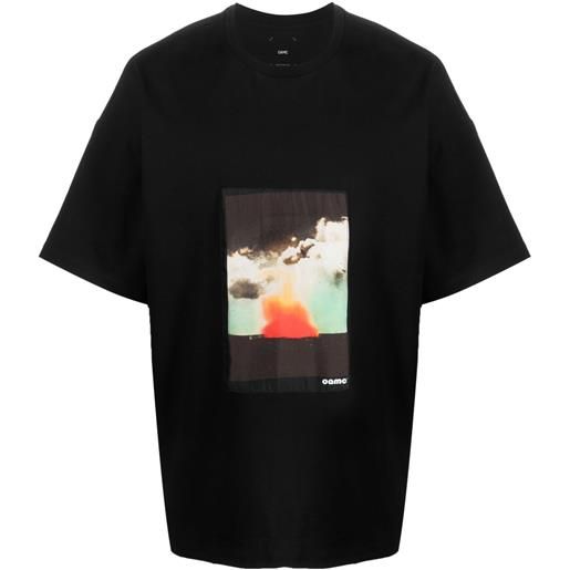 OAMC t-shirt con stampa grafica - nero