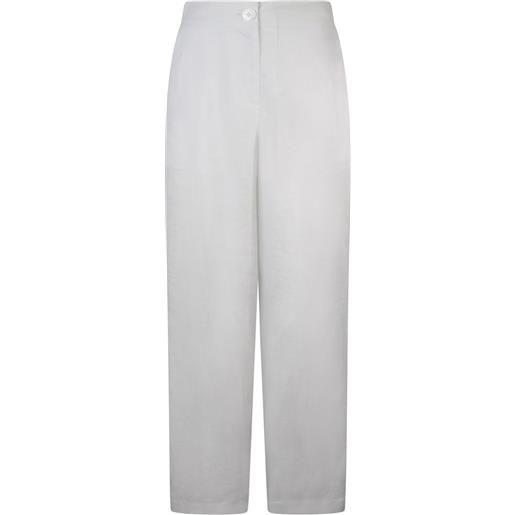ARMANI EXCHANGE pantalone bianco di lino per donna
