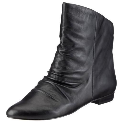 Buffalo London 408-14702 tever leather black 01 105053 stivali da donna, nero 01, 37 eu