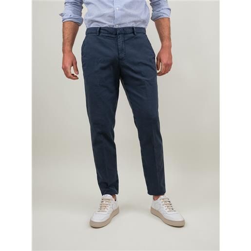 NOLAB pantalone chinos in cotone color blu