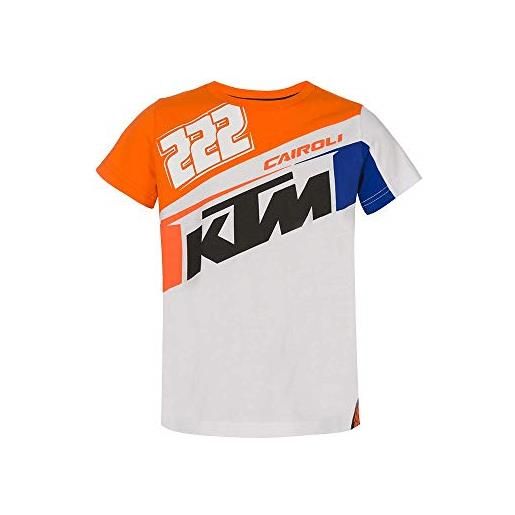 Valentino Rossi top racers top riders official collections t-shirt ktm cairoli, ragazzo, 6/7, arancio