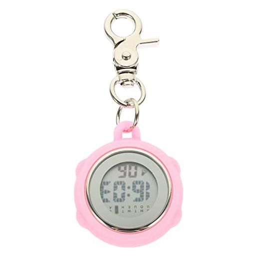POPETPOP orologio da tasca da infermiera - orologio da polso digitale unisex da appendere con portachiavi, cordino regalo per infermieri ospedalieri medici